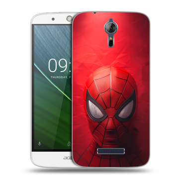 Силиконовый чехол на Acer Liquid Zest Plus с принтом Spiderman Человек паук Силиконовый чехол на Acer Liquid Zest Plus с принтом Spiderman Человек паук