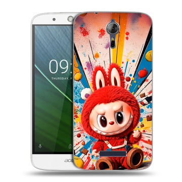Силиконовый чехол на Acer Liquid Zest Plus с принтом Labubu Лабубу Силиконовый чехол на Acer Liquid Zest Plus с принтом Labubu Лабубу