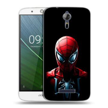 Силиконовый чехол на Acer Liquid Zest Plus с принтом Spiderman Человек паук Силиконовый чехол на Acer Liquid Zest Plus с принтом Spiderman Человек паук