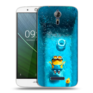 Силиконовый чехол на Acer Liquid Zest Plus с принтом Миньоны Силиконовый чехол на Acer Liquid Zest Plus с принтом Миньоны