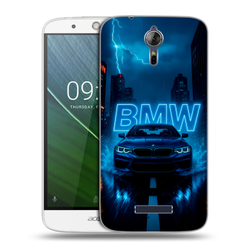 Силиконовый чехол на Acer Liquid Zest Plus с принтом BMW БМВ Силиконовый чехол на Acer Liquid Zest Plus с принтом BMW БМВ