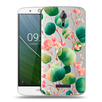 Силиконовый чехол на Acer Liquid Zest Plus с принтом женский