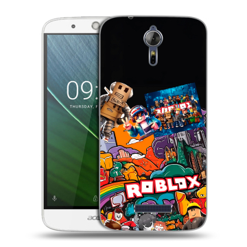 Силиконовый чехол на Acer Liquid Zest Plus с принтом Roblox Роблокс Силиконовый чехол на Acer Liquid Zest Plus с принтом Roblox Роблокс