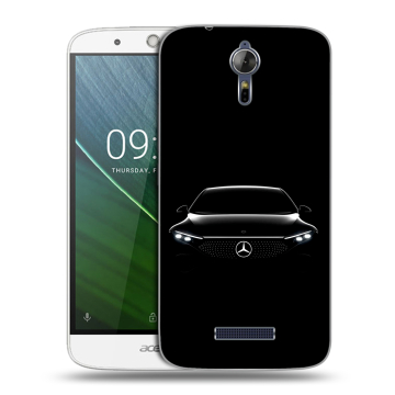 Силиконовый чехол на Acer Liquid Zest Plus с принтом Mercedes Мерседес Силиконовый чехол на Acer Liquid Zest Plus с принтом Mercedes Мерседес