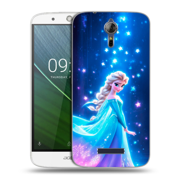 Силиконовый чехол на Acer Liquid Zest Plus с принтом Холодное сердце Frozen Силиконовый чехол на Acer Liquid Zest Plus с принтом Холодное сердце Frozen