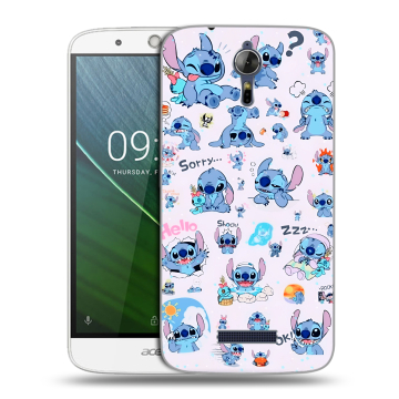 Силиконовый чехол на Acer Liquid Zest Plus с принтом Лило и Стич Силиконовый чехол на Acer Liquid Zest Plus с принтом Лило и Стич