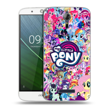 Силиконовый чехол на Acer Liquid Zest Plus с принтом My little pony Дружба чудо Силиконовый чехол на Acer Liquid Zest Plus с принтом My little pony Дружба чудо