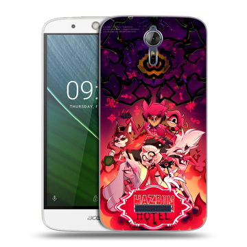 Силиконовый чехол на Acer Liquid Zest Plus с принтом Hazbin Hotel Отель Хазбин Силиконовый чехол на Acer Liquid Zest Plus с принтом Hazbin Hotel Отель Хазбин