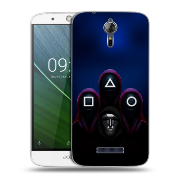 Силиконовый чехол на Acer Liquid Zest Plus с принтом Игра Кальмара