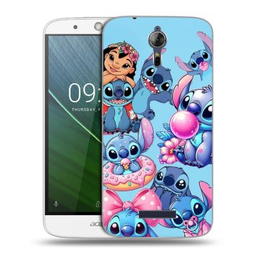 Силиконовый чехол на Acer Liquid Zest Plus с принтом Лило и Стич Силиконовый чехол на Acer Liquid Zest Plus с принтом Лило и Стич