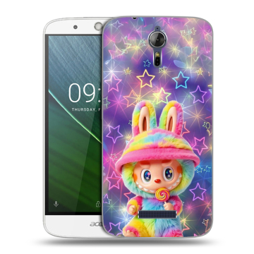 Силиконовый чехол на Acer Liquid Zest Plus с принтом Labubu Лабубу Силиконовый чехол на Acer Liquid Zest Plus с принтом Labubu Лабубу