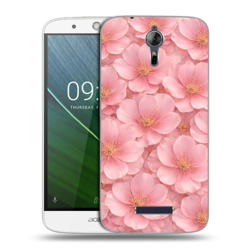 Силиконовый чехол на Acer Liquid Zest Plus с принтом женский
