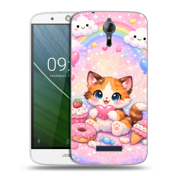 Силиконовый чехол на Acer Liquid Zest Plus с принтом для девочек Силиконовый чехол на Acer Liquid Zest Plus с принтом для девочек