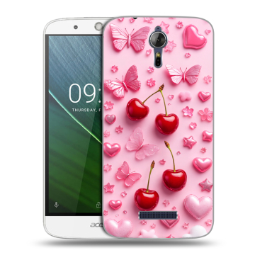 Силиконовый чехол на Acer Liquid Zest Plus с принтом для девочек Силиконовый чехол на Acer Liquid Zest Plus с принтом для девочек