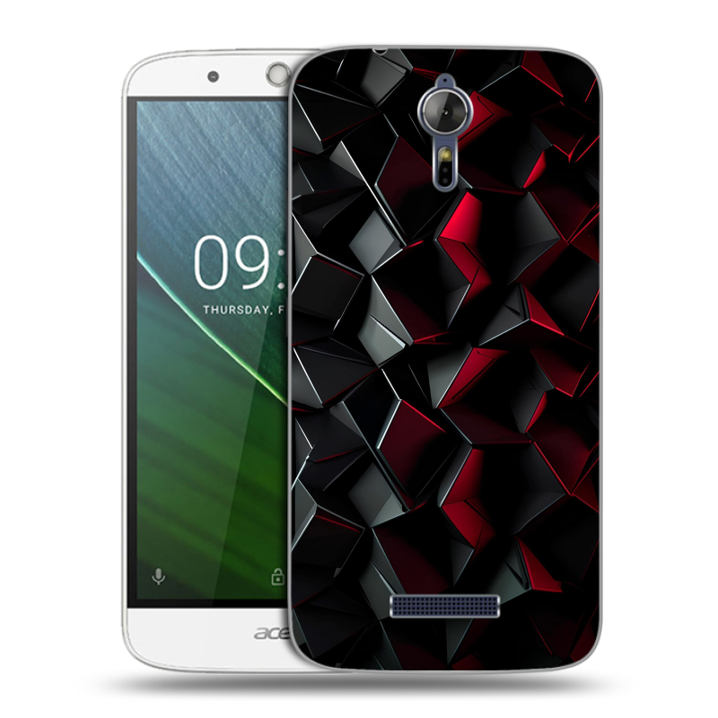 Силиконовый чехол на Acer Liquid Zest Plus с принтом Абстракция Силиконовый чехол на Acer Liquid Zest Plus с принтом Абстракция