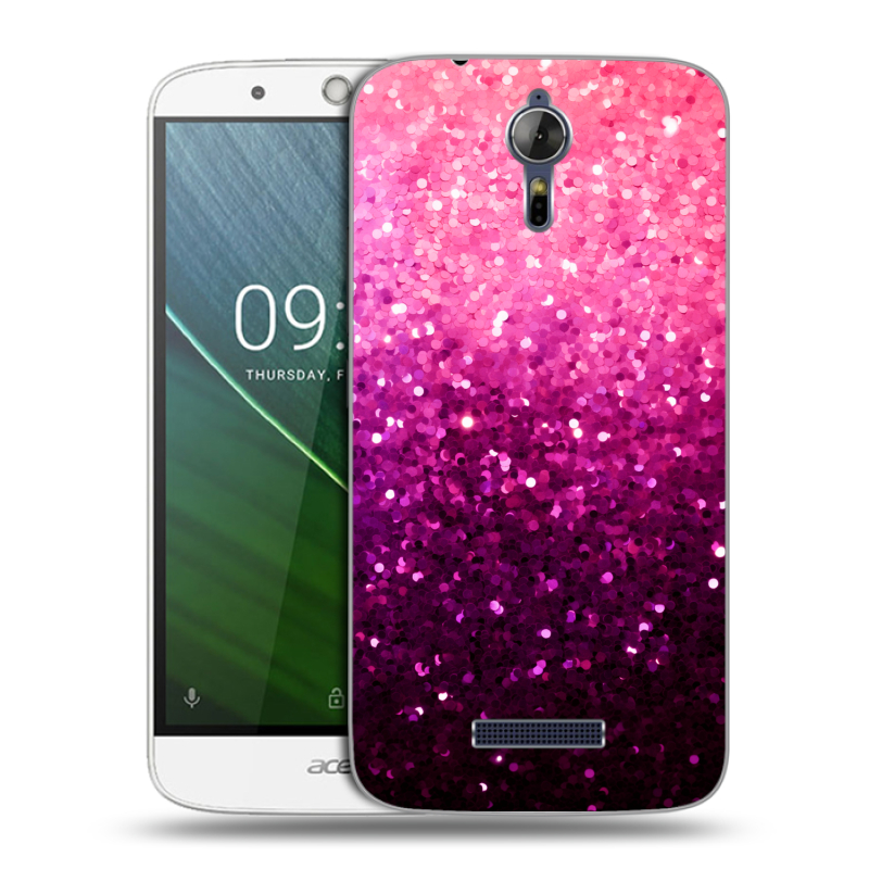 Силиконовый чехол на Acer Liquid Zest Plus с принтом Блестки Силиконовый чехол на Acer Liquid Zest Plus с принтом Блестки