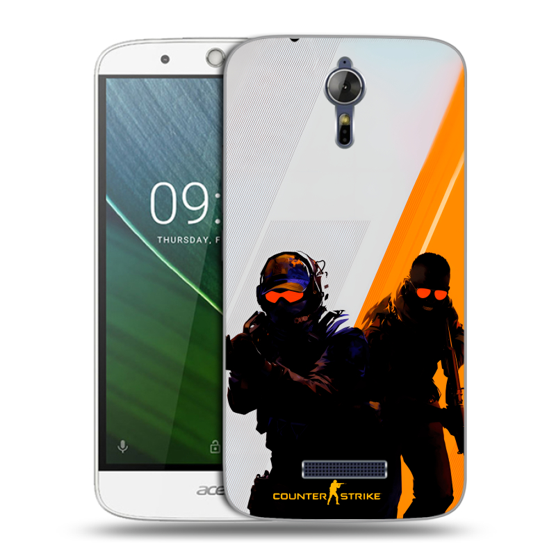 Силиконовый чехол на Acer Liquid Zest Plus с принтом Контер страйк Counter strike Силиконовый чехол на Acer Liquid Zest Plus с принтом Контер страйк Counter strike