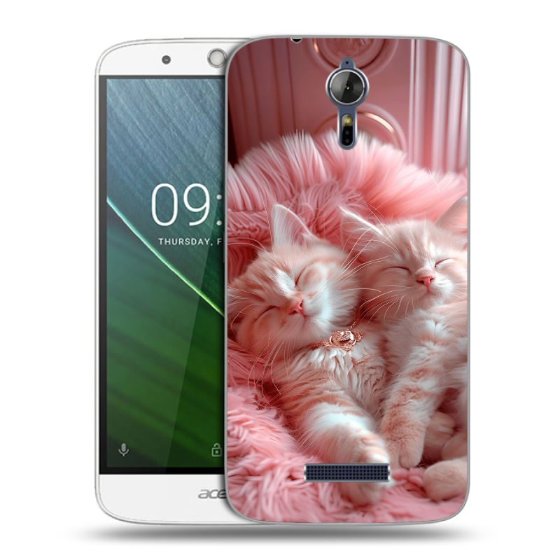 Силиконовый чехол на Acer Liquid Zest Plus с принтом котята котики Силиконовый чехол на Acer Liquid Zest Plus с принтом котята котики