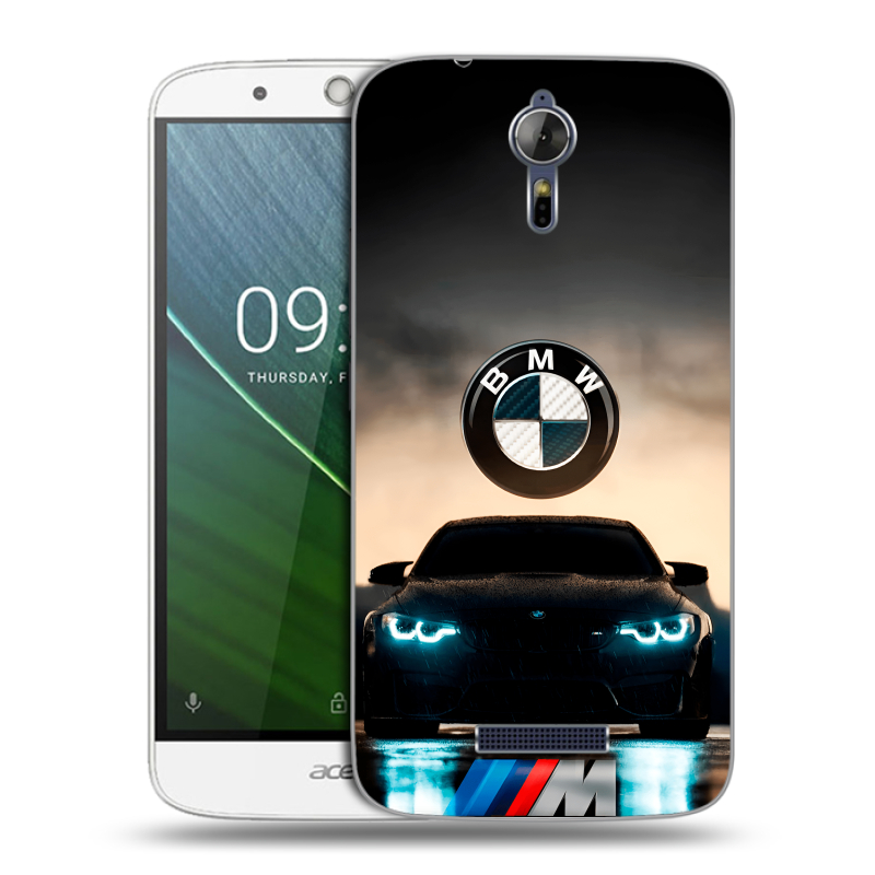 Силиконовый чехол на Acer Liquid Zest Plus с принтом БМВ BMW Силиконовый чехол на Acer Liquid Zest Plus с принтом БМВ BMW