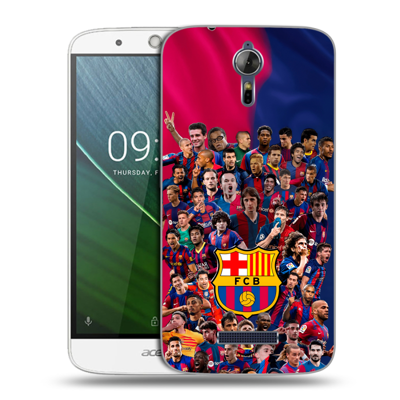 Силиконовый чехол на Acer Liquid Zest Plus с принтом Барселона Barcelona Силиконовый чехол на Acer Liquid Zest Plus с принтом Барселона Barcelona