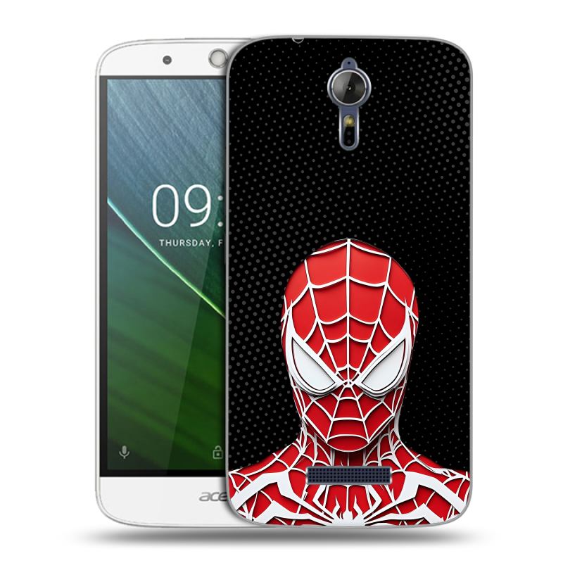 Силиконовый чехол на Acer Liquid Zest Plus с принтом человек паук spiderman Силиконовый чехол на Acer Liquid Zest Plus с принтом человек паук spiderman