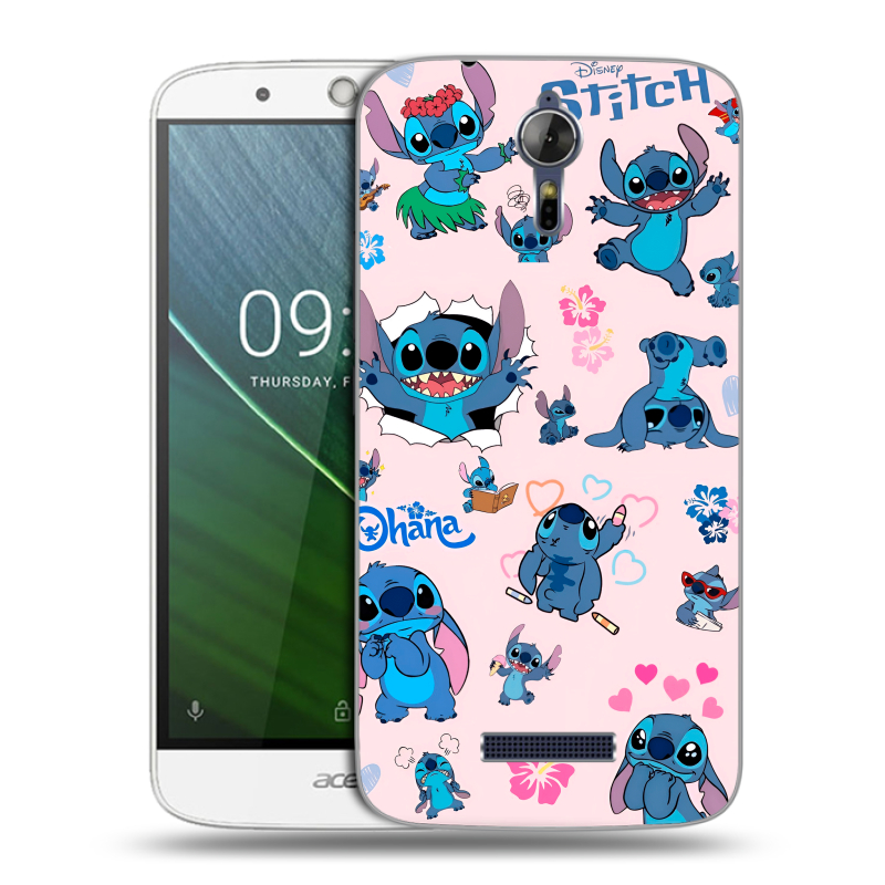 Силиконовый чехол на Acer Liquid Zest Plus с принтом Лило и Стич Силиконовый чехол на Acer Liquid Zest Plus с принтом Лило и Стич