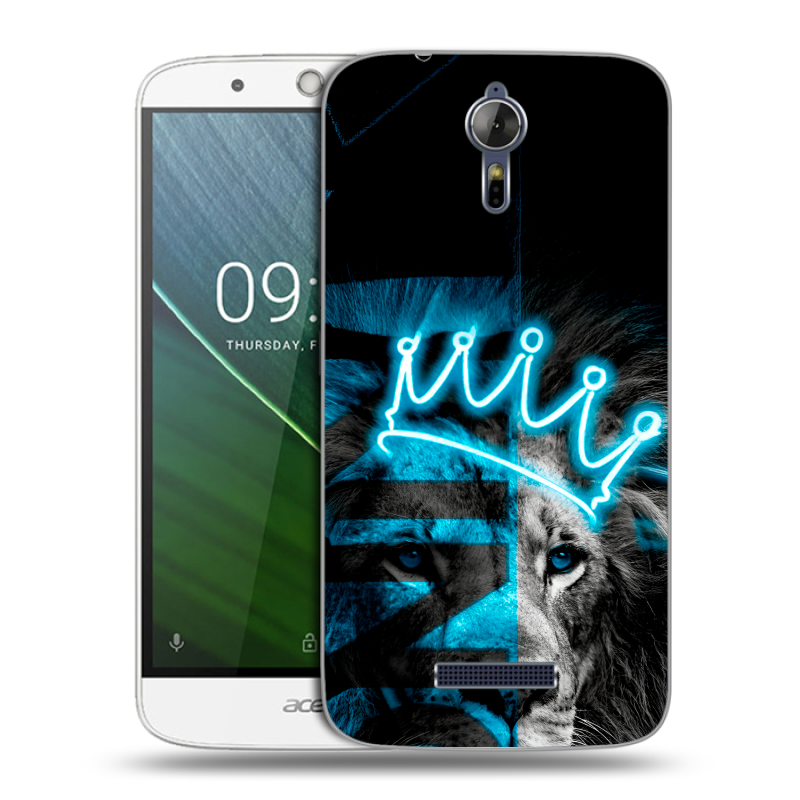 Силиконовый чехол на Acer Liquid Zest Plus с принтом Король лев Силиконовый чехол на Acer Liquid Zest Plus с принтом Король лев