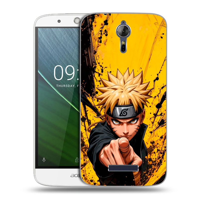 Силиконовый чехол на Acer Liquid Zest Plus с принтом Naruto Наруто Силиконовый чехол на Acer Liquid Zest Plus с принтом Naruto Наруто
