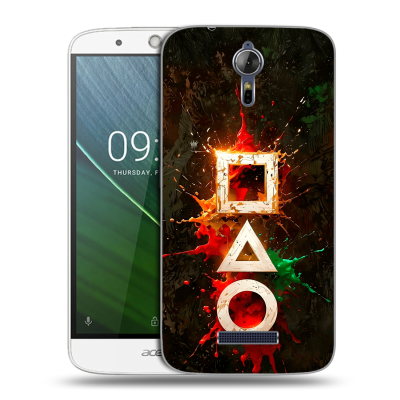 Силиконовый чехол на Acer Liquid Zest Plus с принтом Squid Game Игра кальмара Силиконовый чехол на Acer Liquid Zest Plus с принтом Squid Game Игра кальмара