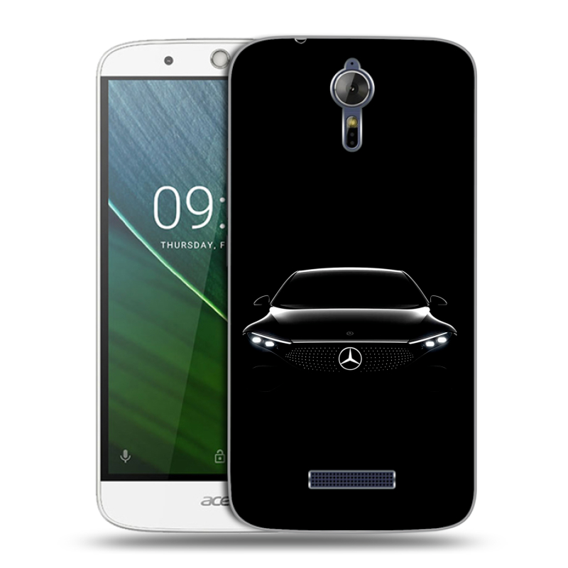 Силиконовый чехол на Acer Liquid Zest Plus с принтом Mercedes Мерседес Силиконовый чехол на Acer Liquid Zest Plus с принтом Mercedes Мерседес