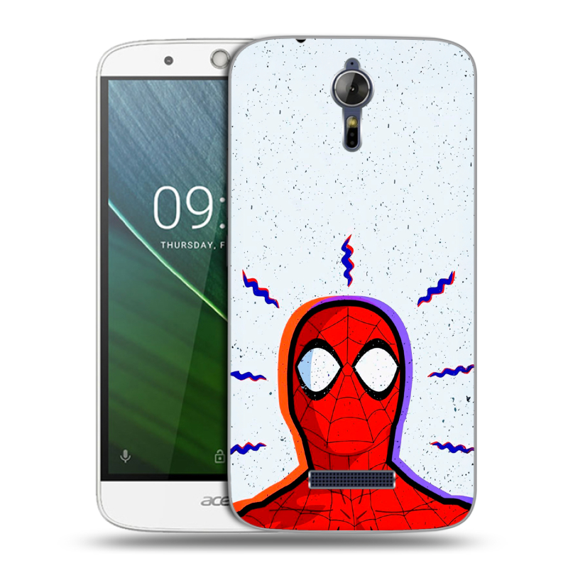 Силиконовый чехол на Acer Liquid Zest Plus с принтом Spiderman Человек паук Силиконовый чехол на Acer Liquid Zest Plus с принтом Spiderman Человек паук