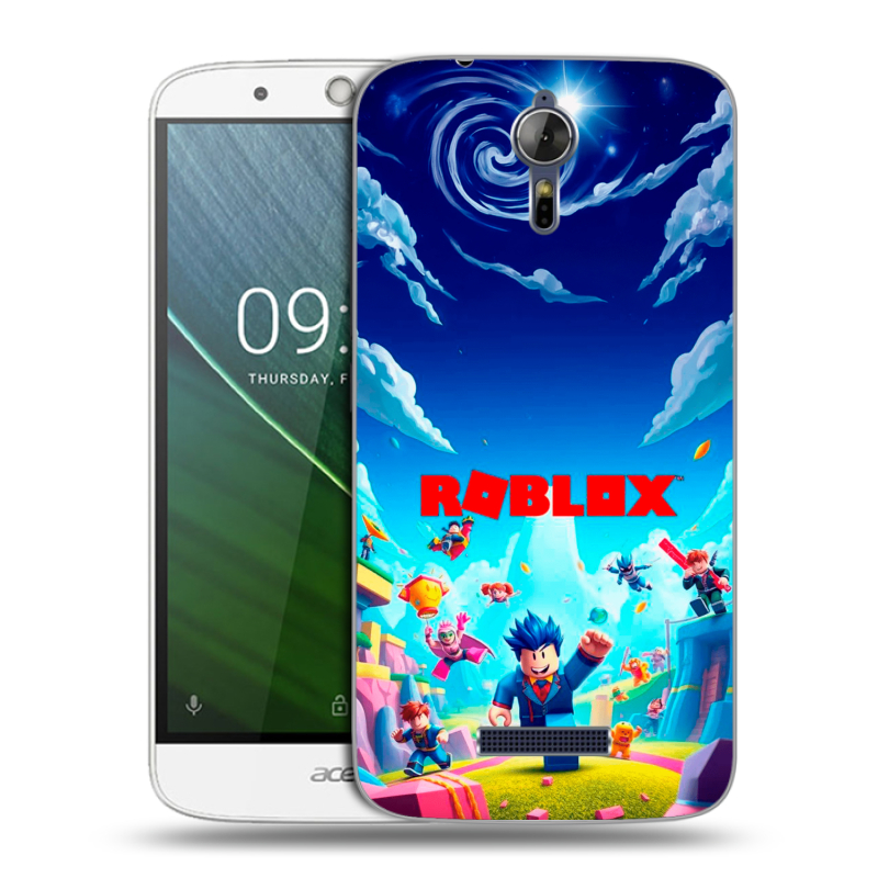 Силиконовый чехол на Acer Liquid Zest Plus с принтом Roblox Роблокс Силиконовый чехол на Acer Liquid Zest Plus с принтом Roblox Роблокс