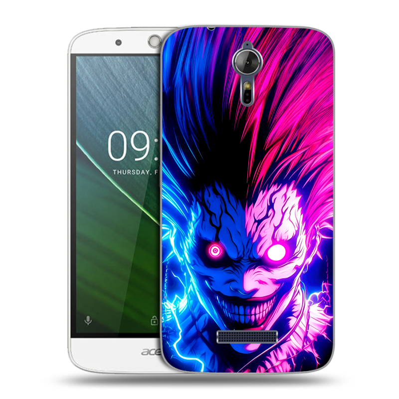 Силиконовый чехол на Acer Liquid Zest Plus с принтом Death note Тетрадь смерти Силиконовый чехол на Acer Liquid Zest Plus с принтом Death note Тетрадь смерти