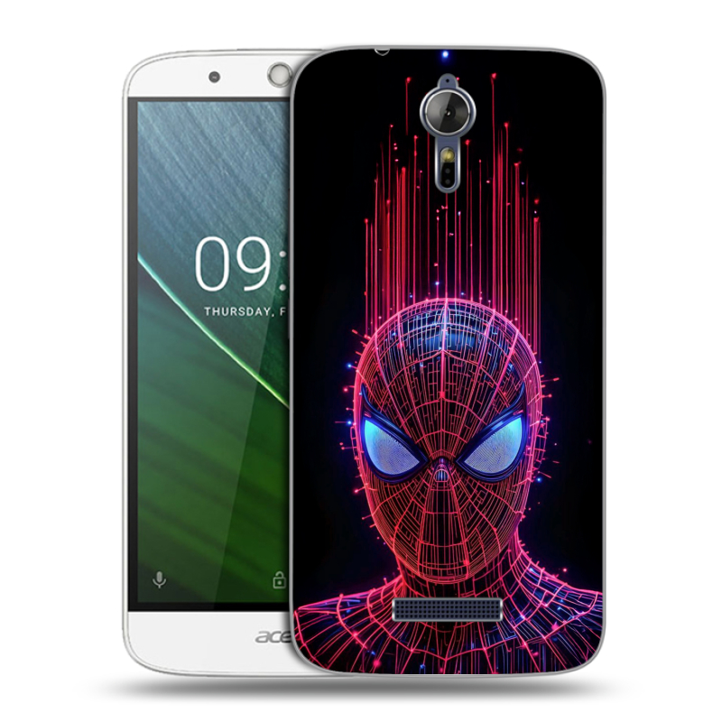 Силиконовый чехол на Acer Liquid Zest Plus с принтом Spiderman Человек паук Силиконовый чехол на Acer Liquid Zest Plus с принтом Spiderman Человек паук
