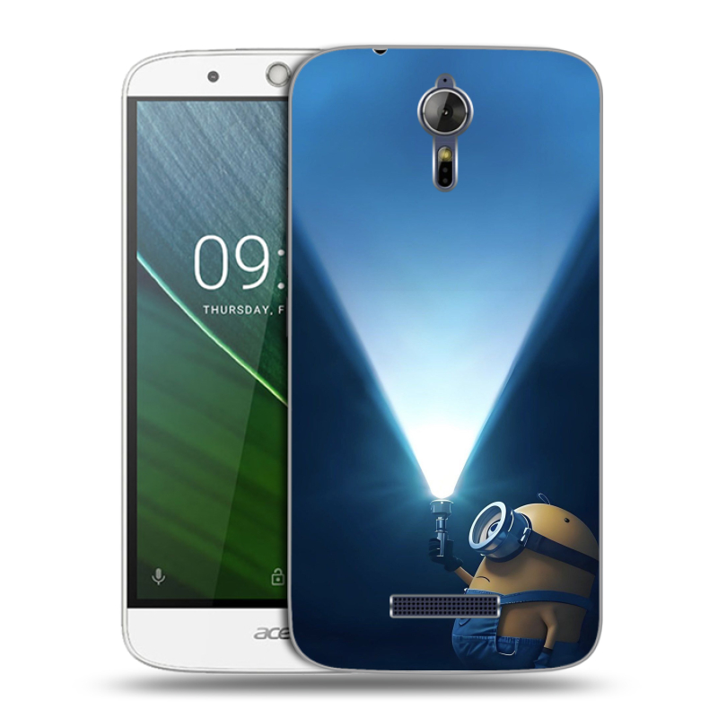Силиконовый чехол на Acer Liquid Zest Plus с принтом Миньоны Силиконовый чехол на Acer Liquid Zest Plus с принтом Миньоны