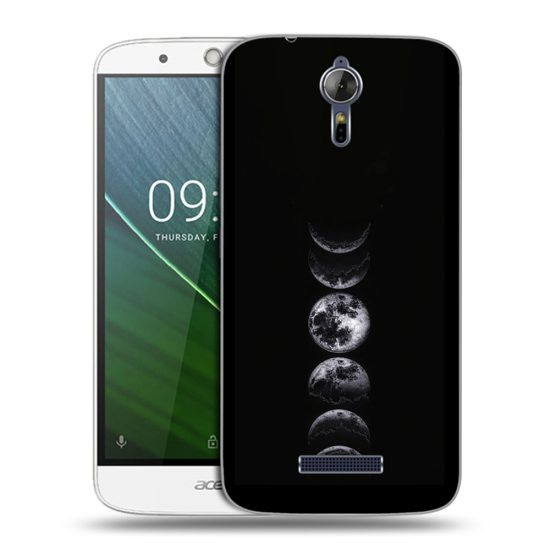 Силиконовый чехол на Acer Liquid Zest Plus с принтом женский Силиконовый чехол на Acer Liquid Zest Plus с принтом женский