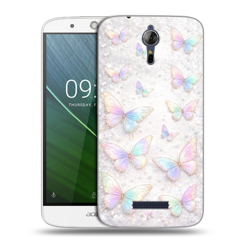 Силиконовый чехол на Acer Liquid Zest Plus с принтом женский Силиконовый чехол на Acer Liquid Zest Plus с принтом женский