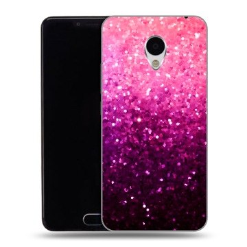 Пластиковый чехол на Meizu M3 с принтом Блестки Пластиковый чехол на Meizu M3 с принтом Блестки