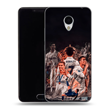 Пластиковый чехол на Meizu M3 с принтом Реал Роналдо Real Ronaldo