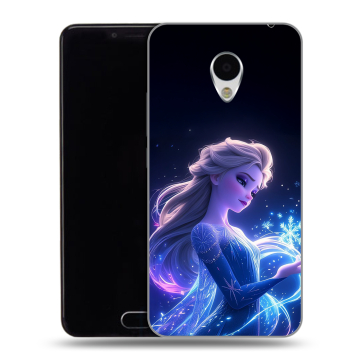 Пластиковый чехол на Meizu M3 с принтом Холодное сердце Frozen