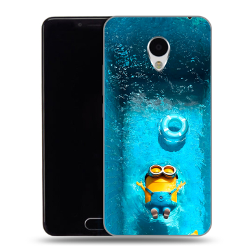 Пластиковый чехол на Meizu M3 с принтом Миньоны Пластиковый чехол на Meizu M3 с принтом Миньоны