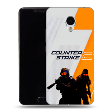 Пластиковый чехол на Meizu M3 с принтом Counter Strike