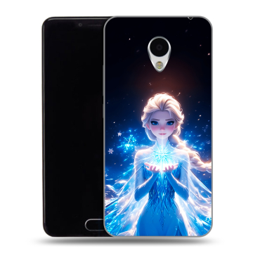 Пластиковый чехол на Meizu M3 с принтом Холодное сердце Frozen