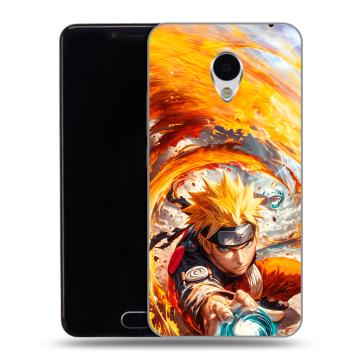 Пластиковый чехол на Meizu M3 с принтом Аниме Наруто Naruto