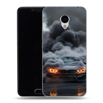 Пластиковый чехол на Meizu M3 с принтом BMW БМВ Пластиковый чехол на Meizu M3 с принтом BMW БМВ