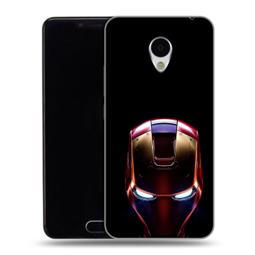 Пластиковый чехол на Meizu M3 с принтом IronMan Железный человек