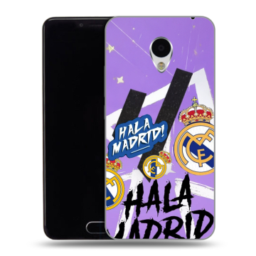 Пластиковый чехол на Meizu M3 с принтом Real Madrid Реал Мадрид
