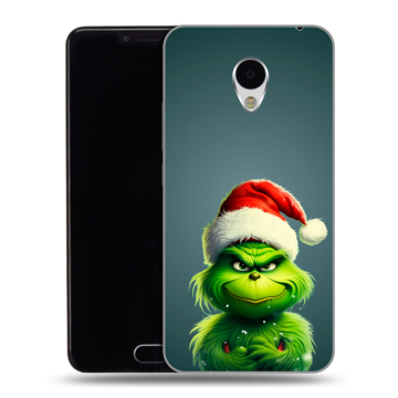 Пластиковый чехол на Meizu M3 с принтом Новый год