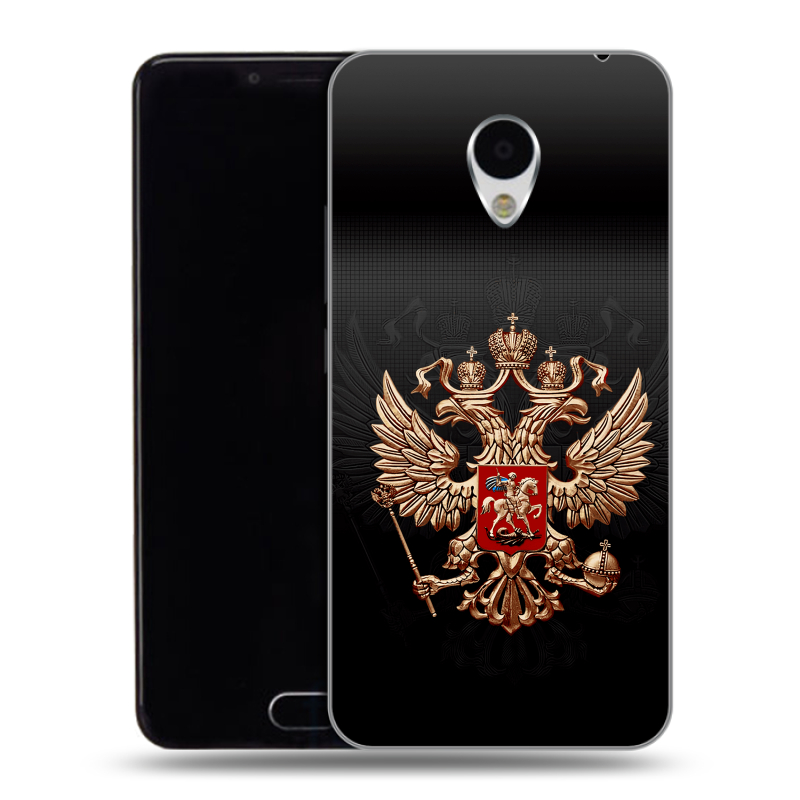 Пластиковый чехол на Meizu M3 с принтом Герб России Пластиковый чехол на Meizu M3 с принтом Герб России