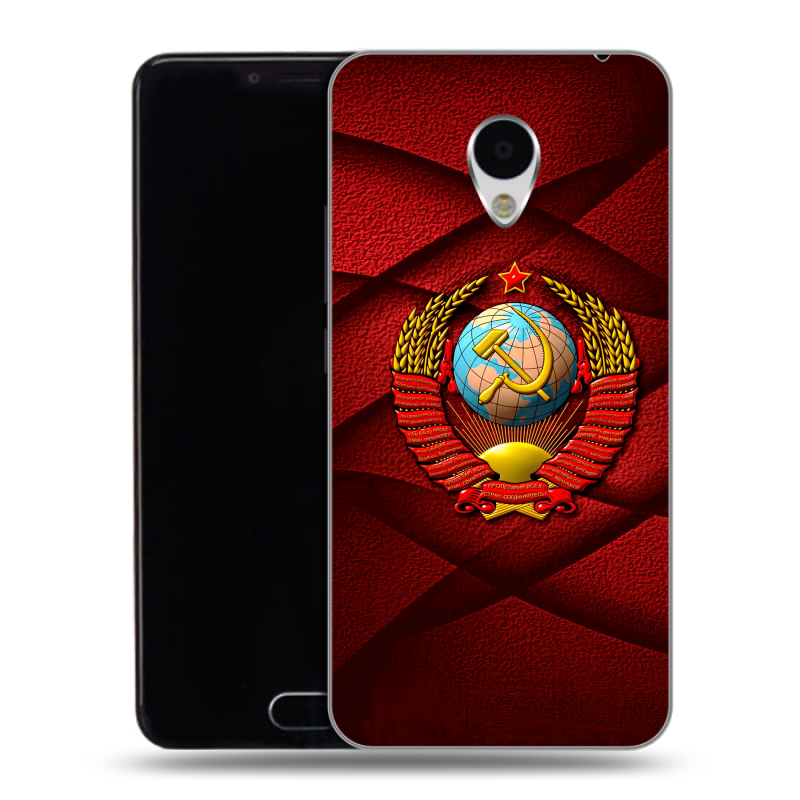 Пластиковый чехол на Meizu M3 с принтом Герб СССР Пластиковый чехол на Meizu M3 с принтом Герб СССР
